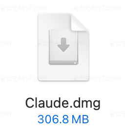 Claude.dmg 下载完成