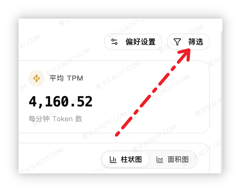 点击数据看板右上角的筛选按钮